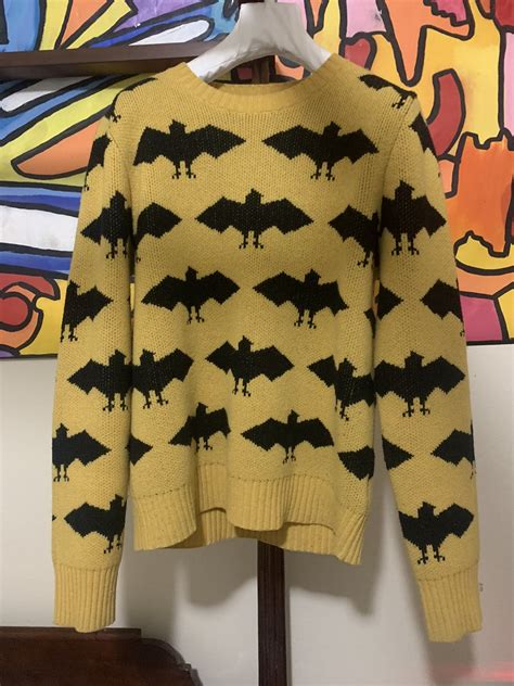 gucci bat sweater replica|gucci sweater dupe.